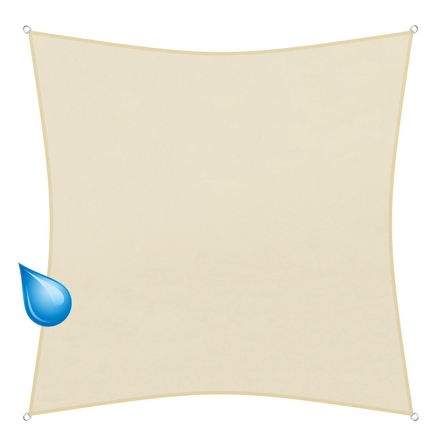 Cremeweiß AXT SHADE Sonnensegel Dreieck 3,6x3,6x3,6m,atmungsaktiv Sonnenschutz HDPE mit UV Schutz für Terrasse Balkon und Garten Cremeweiß AXT SHADE Sonnensegel Dreieck 3,6x3,6x3,6m,atmungsaktiv Sonnenschutz HDPE mit UV Schutz für Terrasse Balkon und Garten